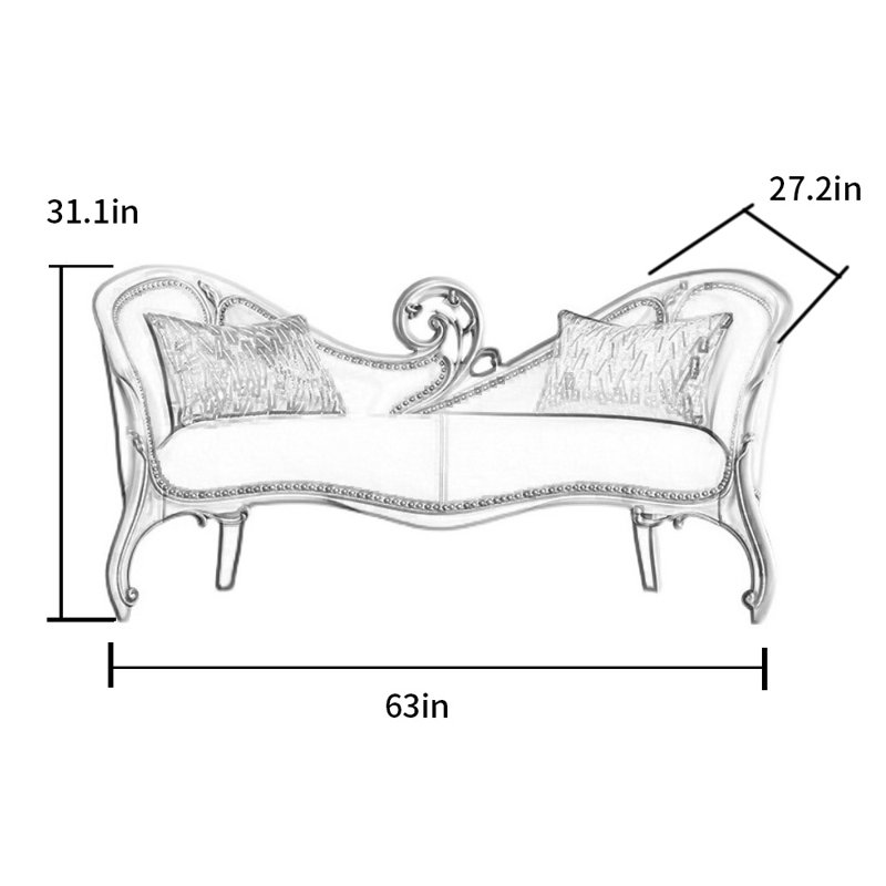 Rosdorf Park Leather Chaise Lounge Wayfair